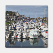 フランスのレトレポートのマリーナ マグネット (正面)