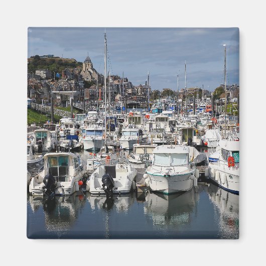 フランスのレトレポートのマリーナ マグネット (正面)