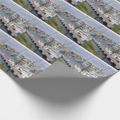 フランスのレトレポート港 ラッピングペーパー (角)