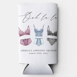 フランスのレースの下着 ブライダルシャワー スリム缶クーラー