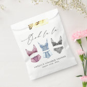 フランスのレースの下着 ブライダルシャワー フェイバーバッグ (封をした状態)