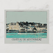フランスのロワール渓谷にあるシャトー・ド・モンソロー ポストカード (正面)