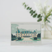 フランスのロワール渓谷のシャトー・ボアレス ポストカード (スタンド正面)