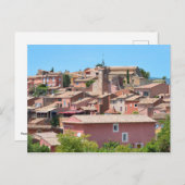 フランスのロージーロン村 ポストカード (正面/裏面)