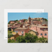 フランスのロージーロン村 ポストカード (正面/裏面)