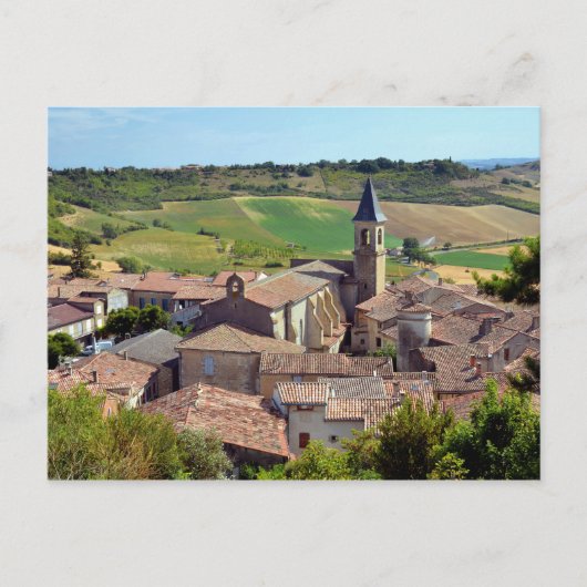 フランスのロートレック村 ポストカード (正面)