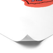 フランスのワインマップ ポスター (角)