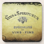 フランスのワイン・コルク・コースター！ コースター (正面)
