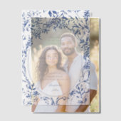 フランスのヴィンテージエレガントフローラ結婚式招待状 ベラム紙招待状 (オフセット (カップル))