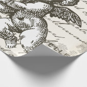 フランスのヴィンテージケルビラッピング紙 ラッピングペーパー (角)