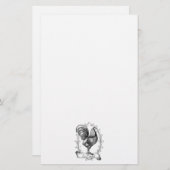 フランスのヴィンテージザックプーレットデザイン 便箋 (正面/裏面)