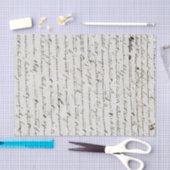 フランスのヴィンテージスクリプトインクブロティッシュペーパー 薄葉紙 (クラフト)