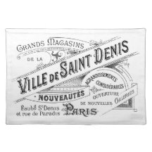 フランスのヴィンテージパリのロマンチック広告
