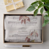 フランスのヴィンテージ楽譜ウォーレンバードの切り離し 薄葉紙 (ギフト)