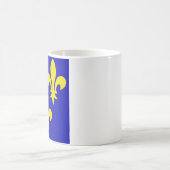 フランスの中世の旗 コーヒーマグカップ (中央)