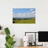 フランスの中央山塊の本部のオーベルニュ山地の地域 ポスター (ホームオフィス)