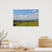 フランスの中央山塊の本部のオーベルニュ山地の地域 ポスター (キッチン)