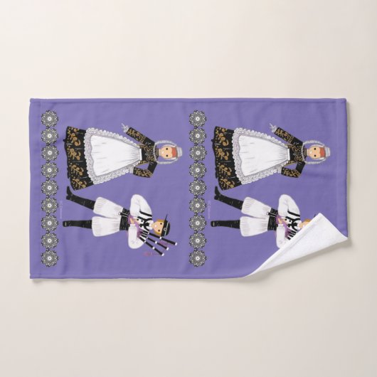 フランスの伝統的な衣装 ハンドタオル (ハンドタオル)