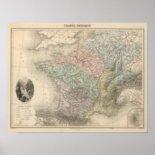 フランスの体格 ポスター (正面)