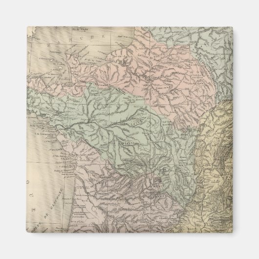 フランスの体格 マグネット (正面)