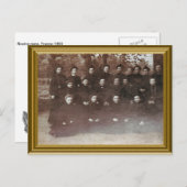 フランスの修道院1890年 ポストカード (正面/裏面)