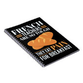 フランスの先生が苦し食べいおもしろい ノートブック (右側)