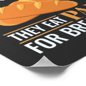 フランスの先生が苦し食べいおもしろい ポスター (角)