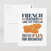 フランスの先生は苦し食べい ポストカード (正面/裏面)