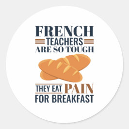 フランスの先生は苦し食べい ラウンドシール