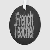 フランスの先生 オーナメント (正面)