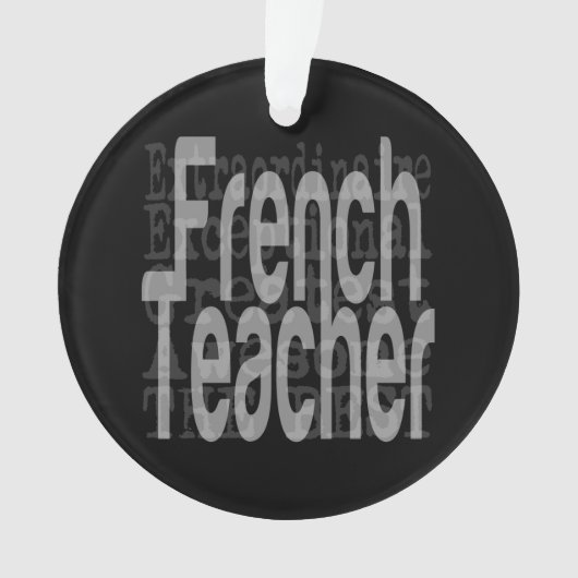 フランスの先生 オーナメント (正面)
