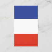 フランスの先生、家庭教師、翻訳者かわいい動物 名刺 (裏面)