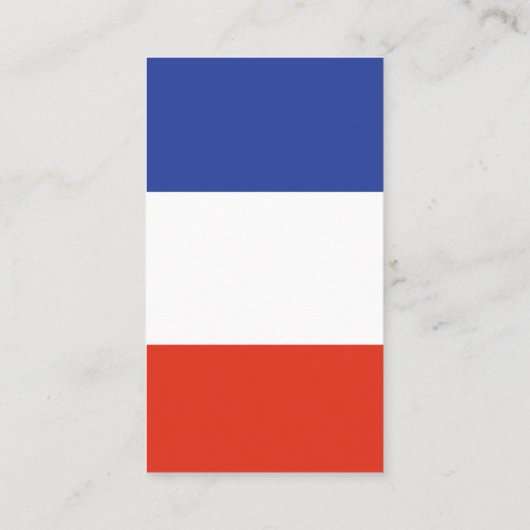 フランスの先生、家庭教師、翻訳者かわいい動物 名刺 (裏面)