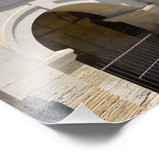 フランスの円形劇場 フォトプリント (角)