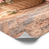 フランスの別荘風バスルームウォールアート&デコ ポスター (角)