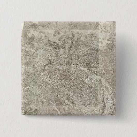 フランスの合成地図3 缶バッジ (正面)