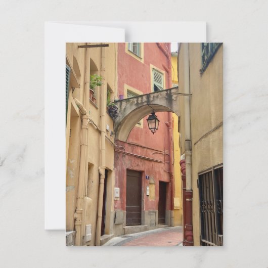 フランスの名刺、メントン (正面)