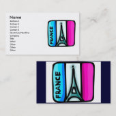 フランスの名刺 名刺 (正面/裏面)