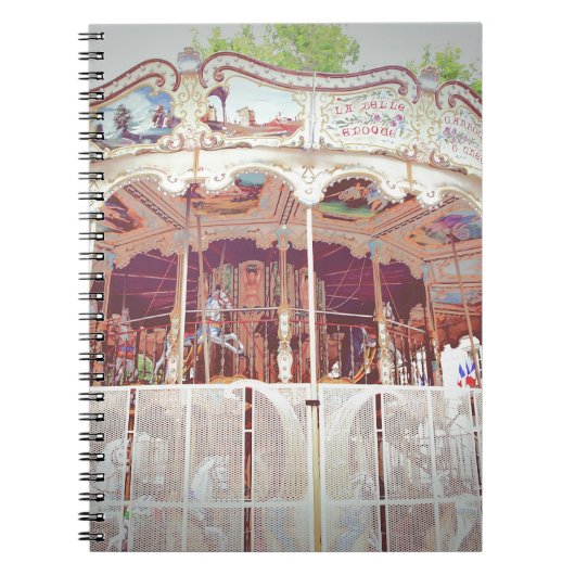 フランスの回転木馬 ノートブック (正面)