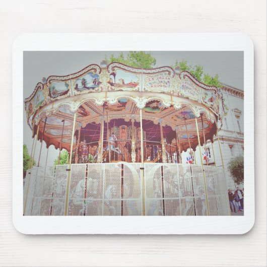 フランスの回転木馬 マウスパッド (正面)