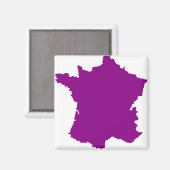 フランスの国ヨーロッパの地図 マグネット (正面/裏面)