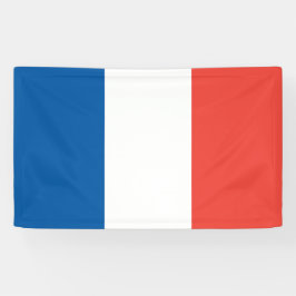 フランスの国威を誇示する目を引くバナー 横断幕