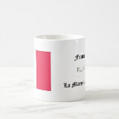 フランスの国旗と国歌 コーヒーマグカップ (中央)