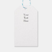 フランスの国旗の愛国色の国際的旅行 ギフトタグ (裏面)