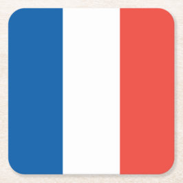 フランスの国旗パーティー用品, ヴィヴ・ラ・フランス, バスティーユ・デー・パーティー スクエアペーパーコースター