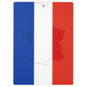フランスの国旗 クリップボード (裏面)