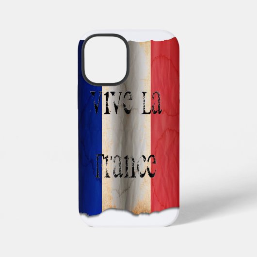 フランスの国旗 ケース・メイト iPhoneケース iPhone 12 Miniケース (裏面)