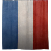 フランスの国旗 シャワーカーテン (正面)