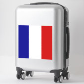 フランスの国旗 シール (スーツケース)