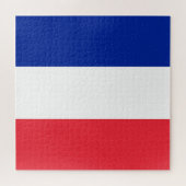 フランスの国旗 ジグソーパズル (横)